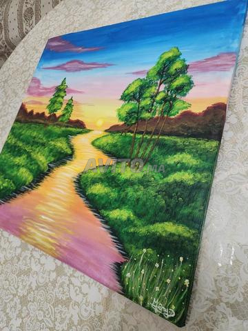 لوحة فنية مرسومة يدوياً 🎨🖌 - 2