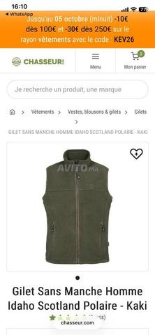 Gilet chasse randonnée polaire ai gle