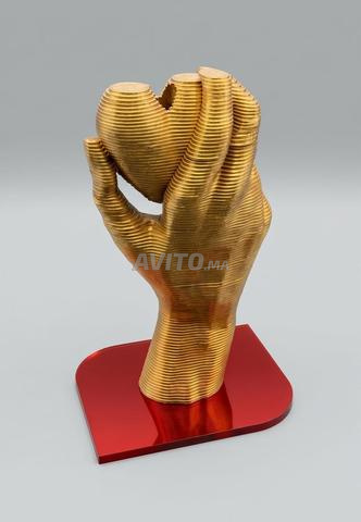 Cœur Vivant RAAG - Vase sculpture 30 cm - 2