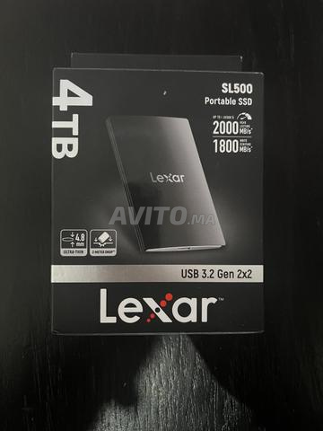 قرص صلب خارجي Lexar SL500 SSD بسعة 4 تيرابايت