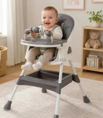 Chaise haute pour bébé pour manger avec balançoire - 2