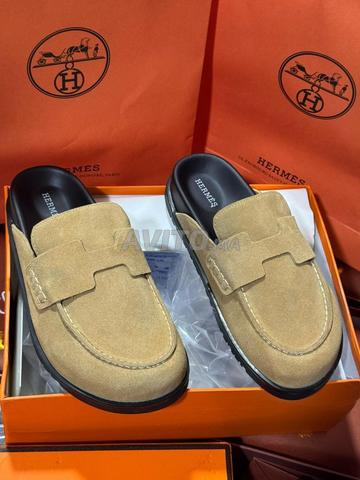 Mules Hermès en Vrai Cuir HR5120 - 2