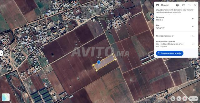 Terrain distinctif à vendre entre Sidi Rahal et la route de Bir Jdid
