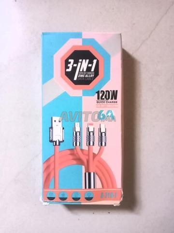 Câble 3 en 1 Super Charge 120W - 2
