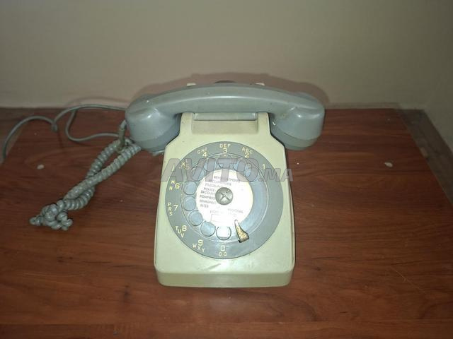 Téléphone à cadran vintage français Socotel S63 - 2