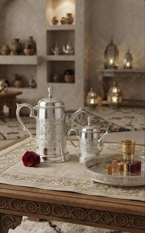 Théière Marocaine Argent 100% Moroccan teapot - 2