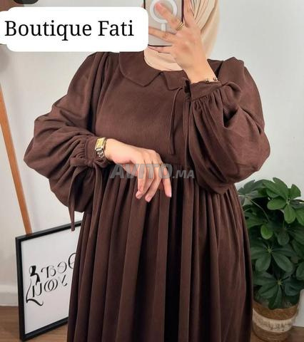 Abayas top velours de bonne qualité, jolies, livraison à domicile - 2