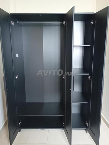 Armoire IKEA BRIMNES – modèle noir - 2