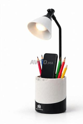 مصباح مكتبي مع حامل أقلام - 2