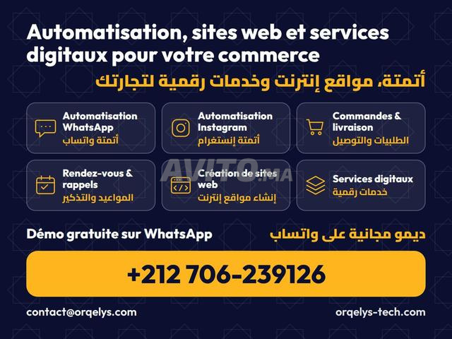 Automatisation WhatsApp & Instagram dès 1 500 Dh