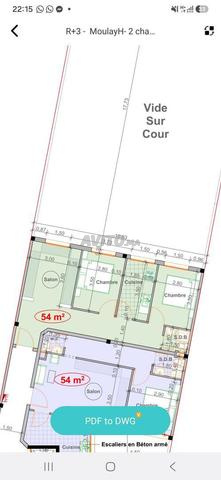 Appartement 55 m2 avec parking moyen standing 3awama - 2