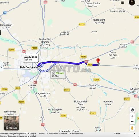 EXCEPTIONNEL TERRAIN TITRÉ DE 1,87 HA – SIDI RAHAL - 2