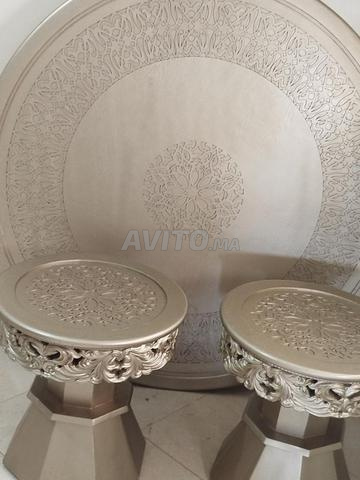 Grande table et 3 tabourets - 2