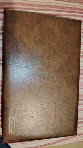Coffret de jeu de backgammon pliant en bois - 2