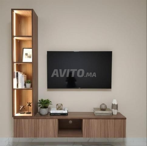 Meuble TV et Niche avec LED - 2