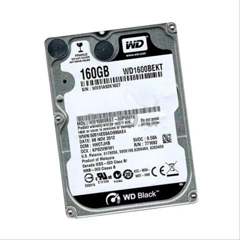 Disque Dur Interne WD 160Go 2.5 SATA 7200 RPM