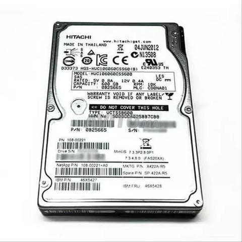 Disque Dur Hitachi 600Go 2.5 SAS 6G 10K Serveur