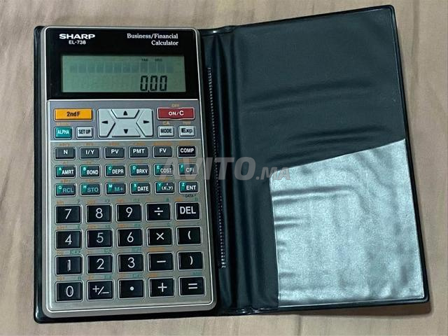 Calculatrice financière scientifique Sharp EL-738 - 2