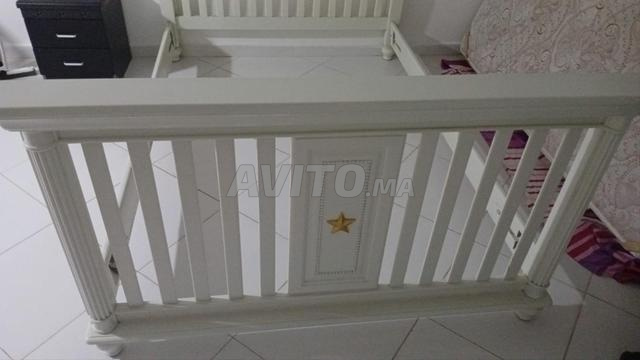 Lit convertible 2 en 1 plus matelas 140/190 cm - 2