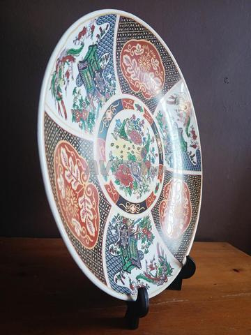 Grand plat décoratif vintage El Taous Style - 2