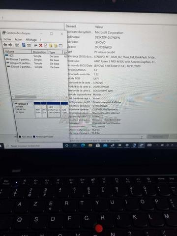 Lenovo L14 AMD Ryzen 5 Pro 4650U 16Go 256SSD - 2