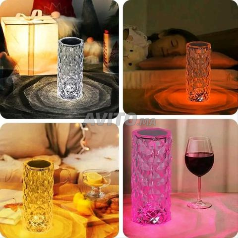 Vases en cristal lumineux multicolores - 2