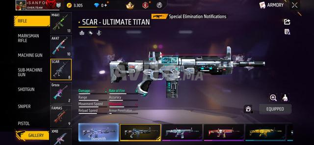 compte free fire - 2