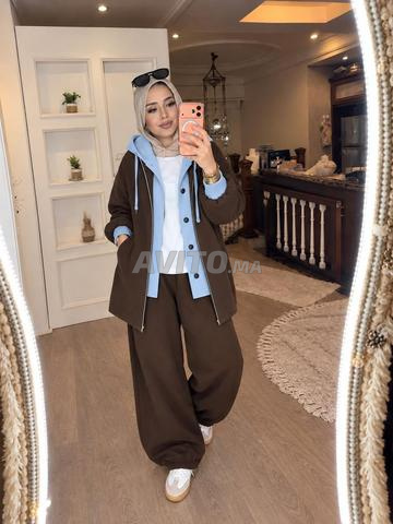 Ensemble d'hiver élégant pour femmes 🧥 (Veste et pantalon large) - 2