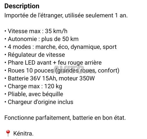 Trottinette ht-t4max comme neuve - 2