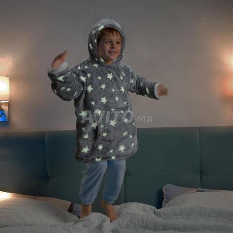 Sweat Plaid Phosphorescent Enfant 6-9 ans - 2
