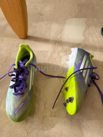 Crampons F50 Adidas mauve neuf - 2