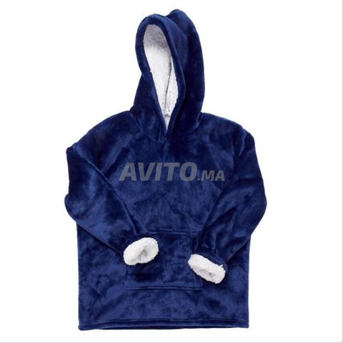 Sweat à capuche-couverture pour enfants 6-9 ans - 2