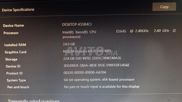 PC HP Z600. - 2