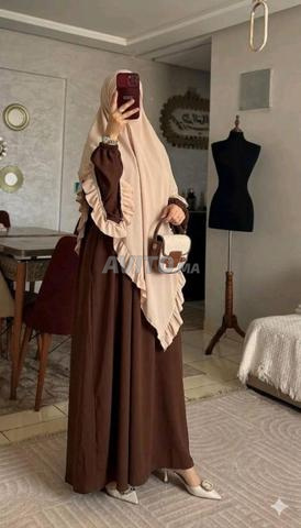 Abaya élégante avec foulard à volants 🥰🥰🥰 - 2