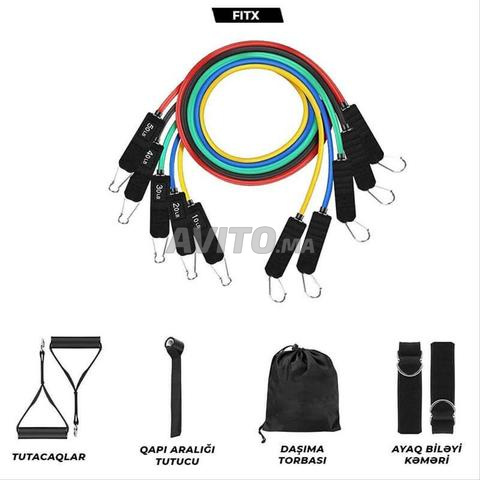Ensemble complet de bandes de résistance pour exercices - 2