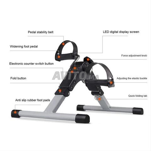 Vélo d'appartement pliable pour bras et jambes. - 2