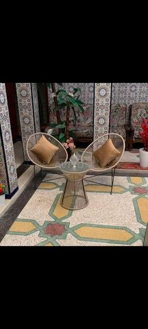 Pack 2 chaises et table et livraison gratuite dans toutes les villes - 2
