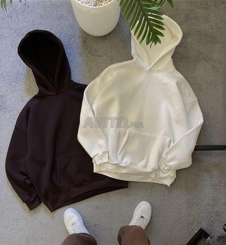 Sweat à capuche basique simple - 2