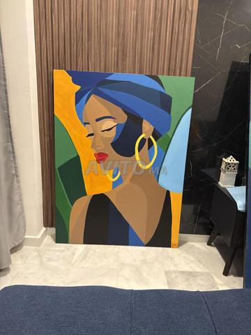 Tableau Pop Art Femme Africaine – Acrylique - 2