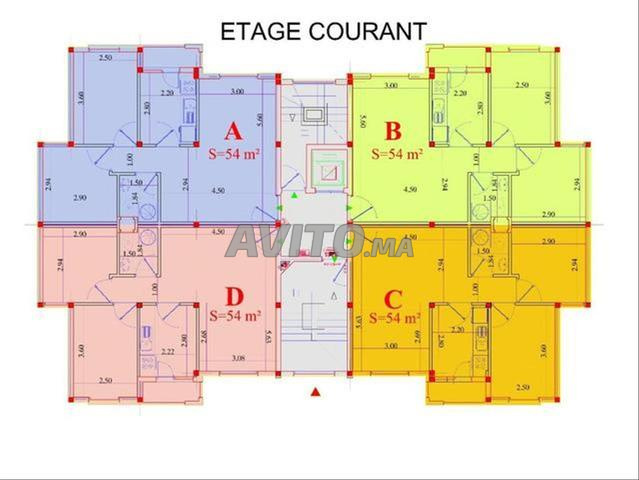 Appartement 54m² à vendre, plus que magnifique et le site est encore plus magnifique à Tanger - 2