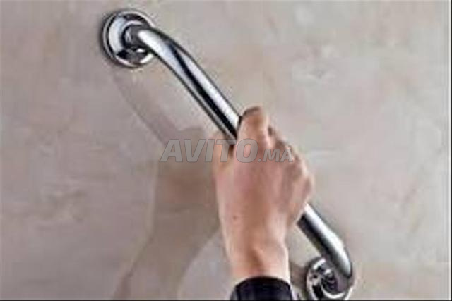Barre d'appui murale inox - 2