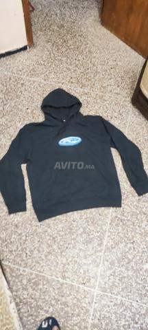 Sweat à capuche VANS Original Large Noir