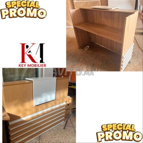 🖤 Comptoir d'Accueil Design Premium - 2