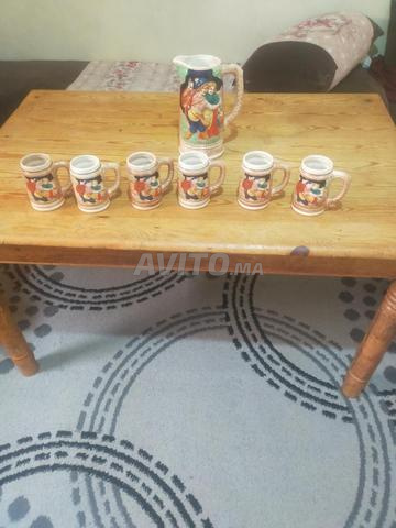 Rare antiquité allemande, service antique 7 pièces des années 80 - 2