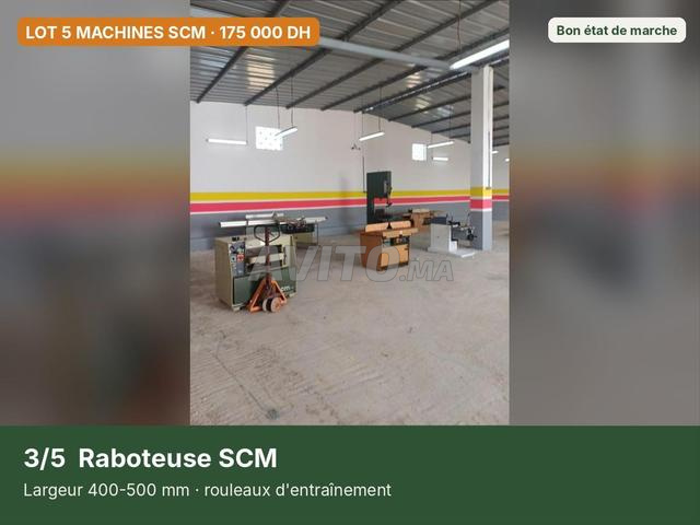 مجموعة 5 آلات خشب SCM (إيطاليا) – الدار البيضاء