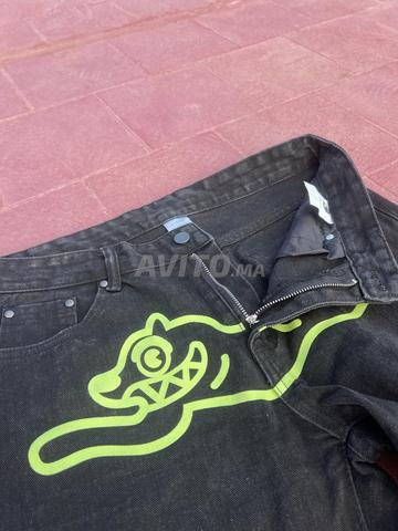 Jean Billionaire Boys Noir Graphique Chien - 2