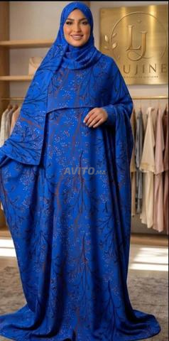 Abaya de prière ample avec divers designs et couleurs - 2