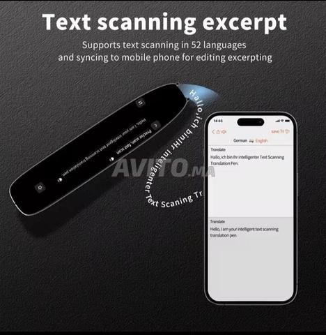 Stylo scanner intelligent pour traduction instantanée - 2