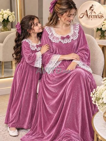 Pyjama d'hiver pour filles et mères - 2