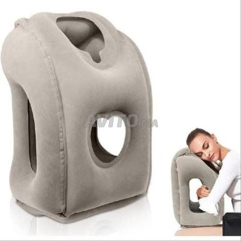 Oreiller de voyage confortable gonflable - 2
